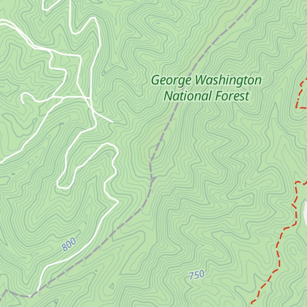 Map of Hickory Knob
