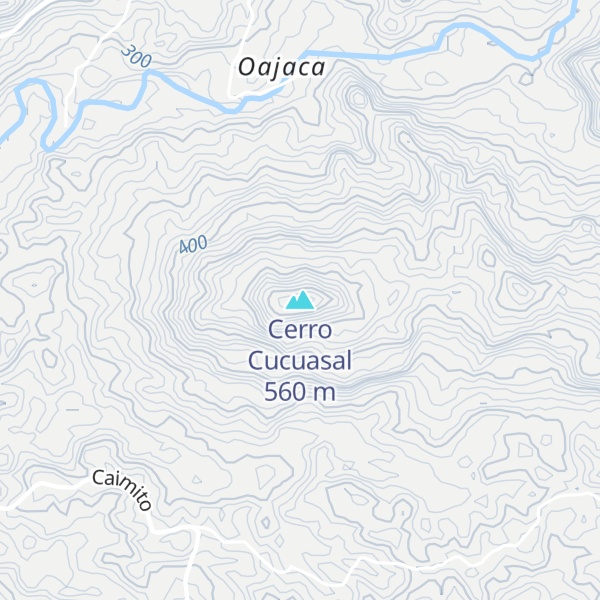 Map of Cerro Cucuasal