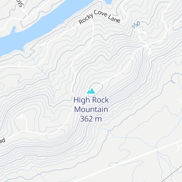Map of High Rock Mountain
