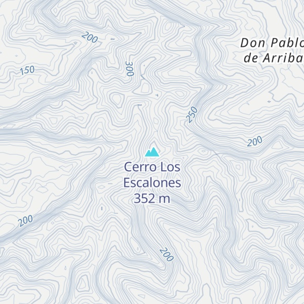 Map of Cerro Los Escalones