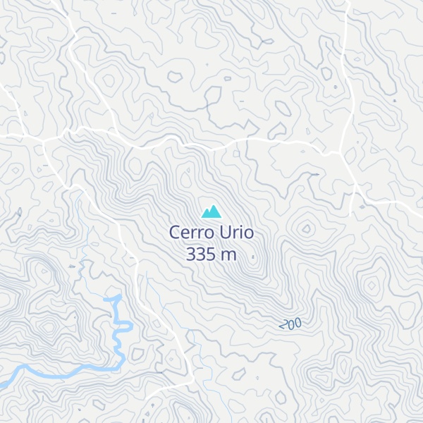 Map of Cerro Urio