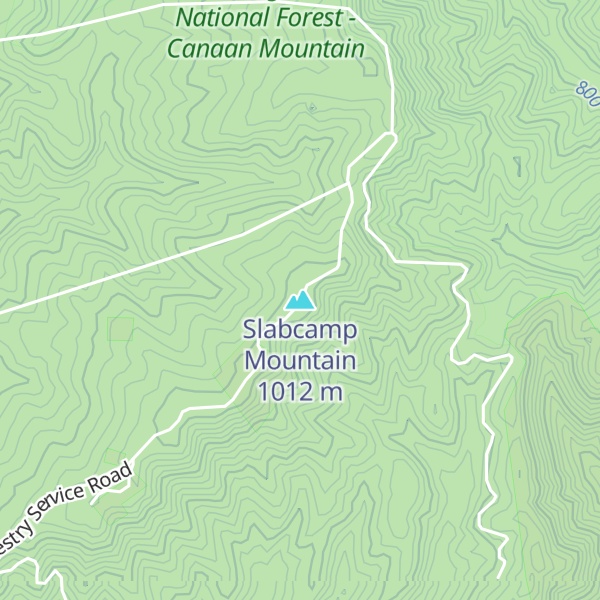 Map of Slabcamp Mountain