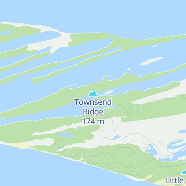 Map of Townsend Ridge