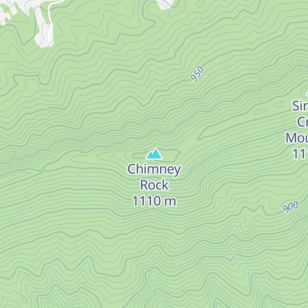 Map of Chimney Rock