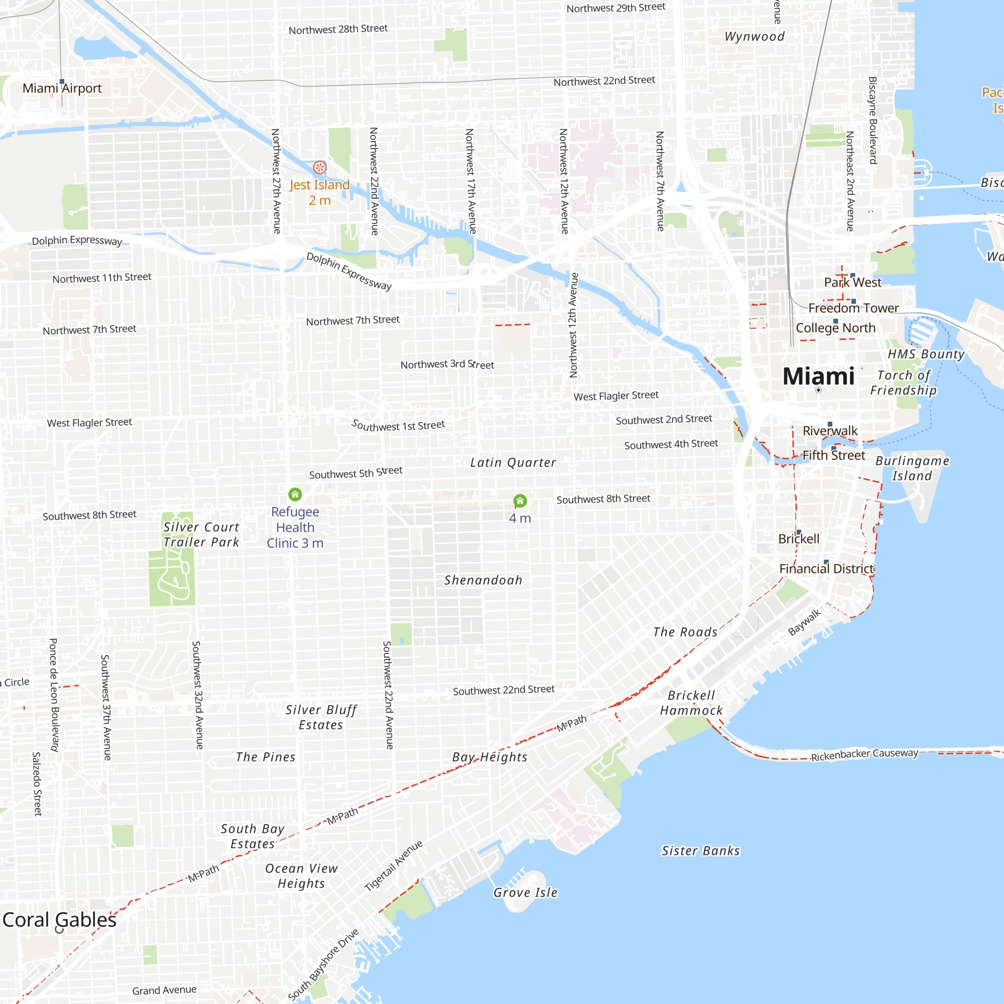 Little Havana Visitors Center map