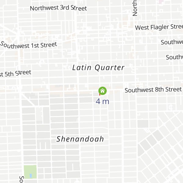 Map of Little Havana Visitors Center