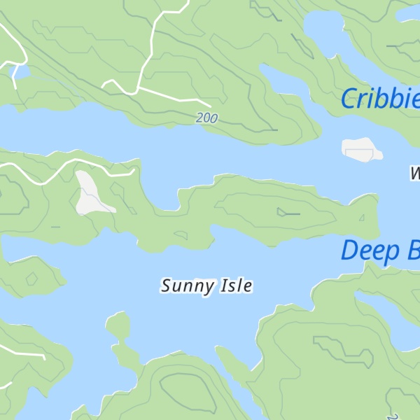 Map of Burnt Point