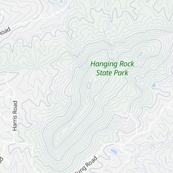 Map of Flat Shoal Mountain