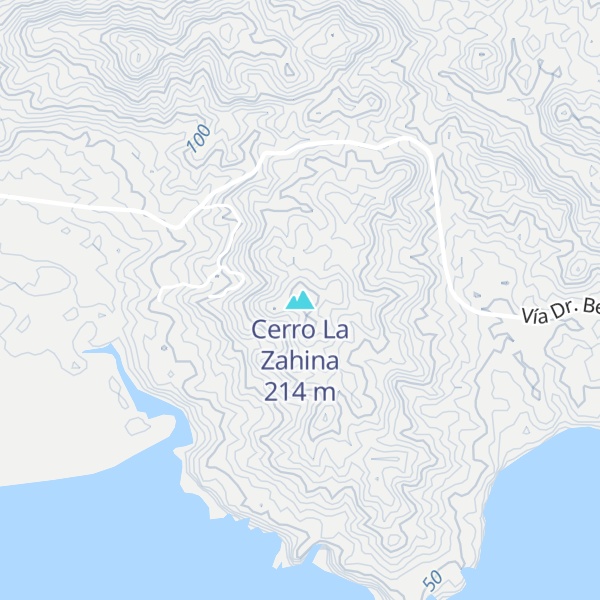 Map of Cerro La Zahina
