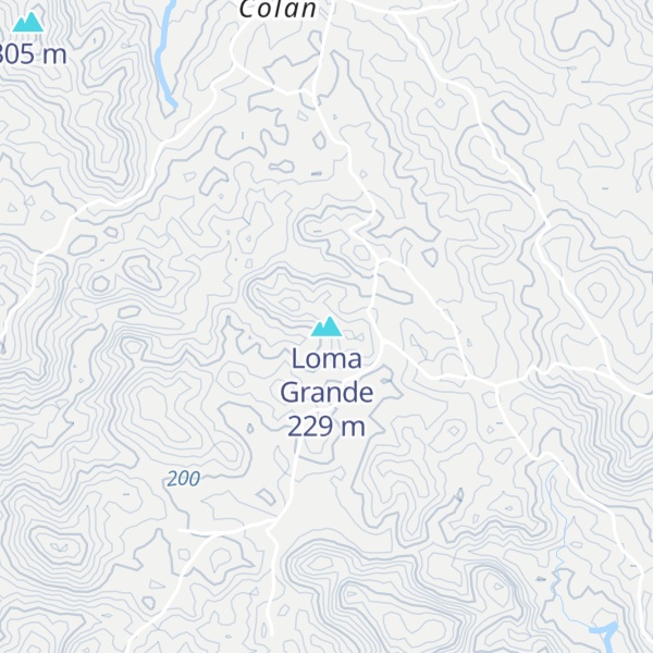 Map of Loma Grande