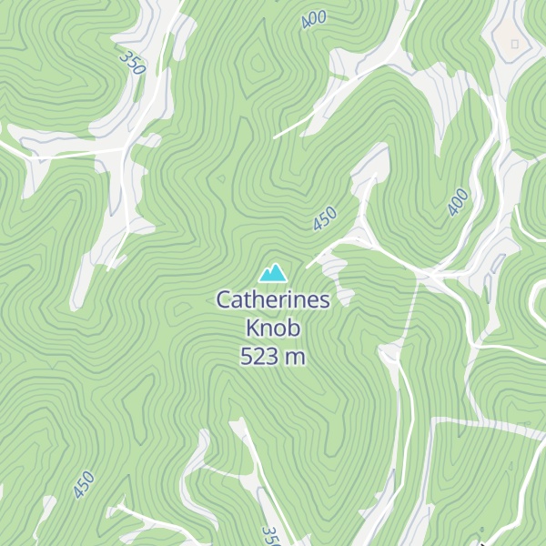 Map of Catherines Knob