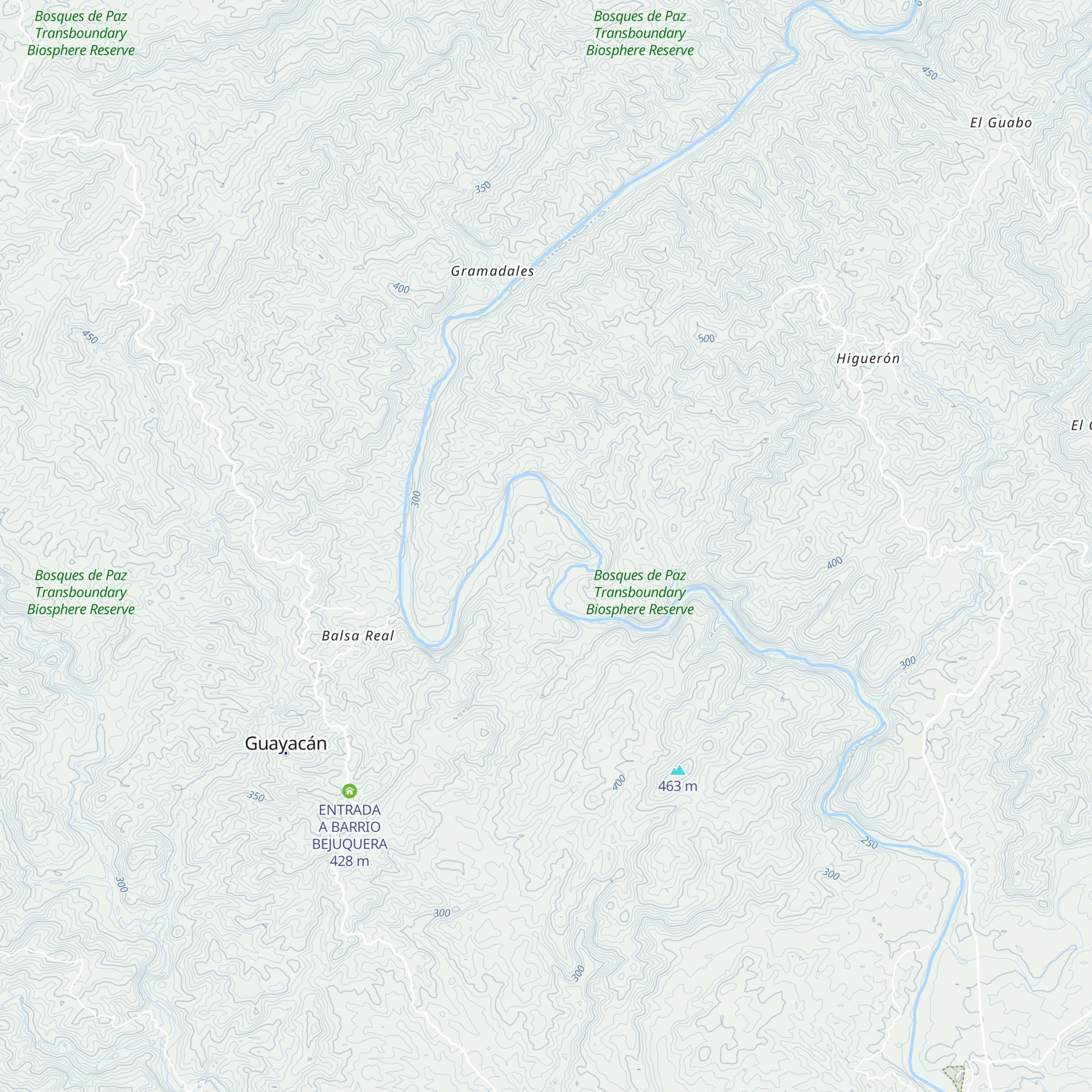 Familia Valdez Sinche map