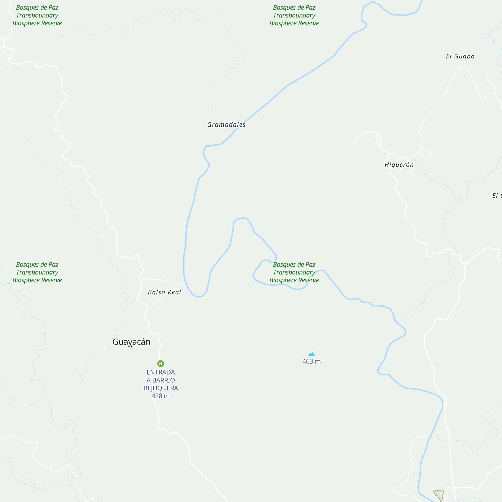 Familia Valdez Sinche map