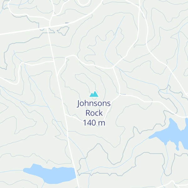 Map of Johnsons Rock