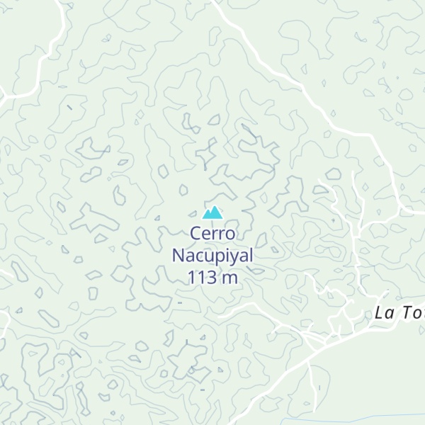 Map of Cerro Nacupiyal