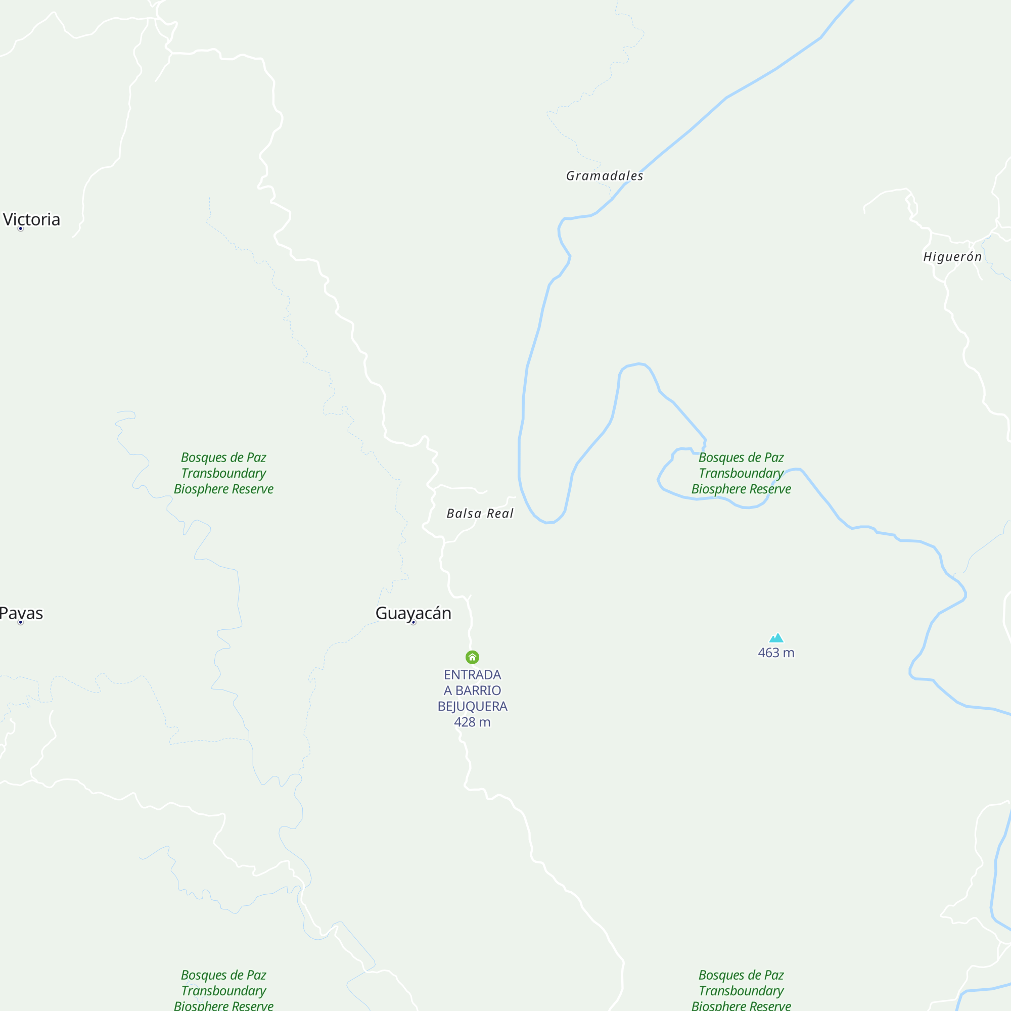 Familia valdiviezo cordova map