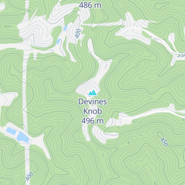 Map of Devines Knob
