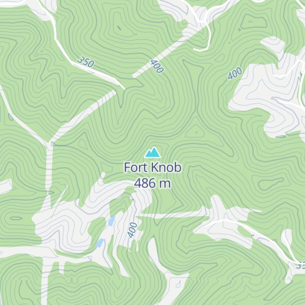 Map of Fort Knob