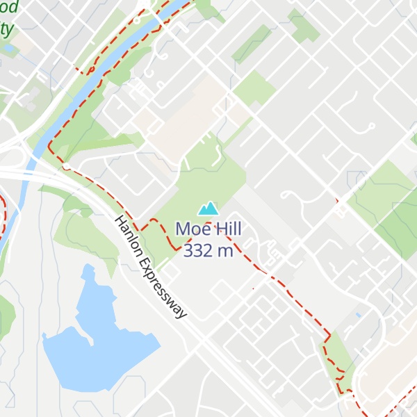 Map of Moe Hill