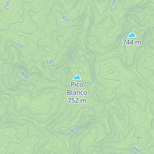 Map of Pico Blanco