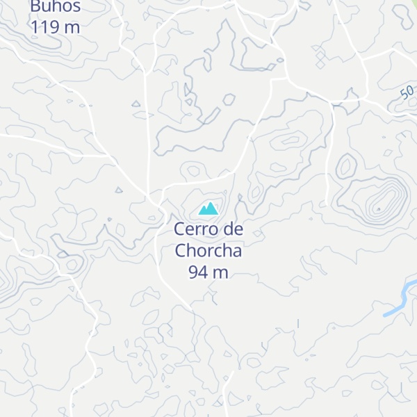 Map of Cerro de Chorcha