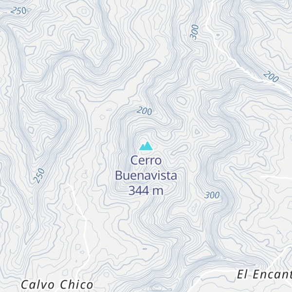 Map of Cerro Buenavista