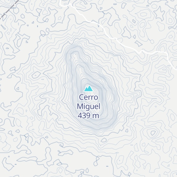 Map of Cerro Miguel