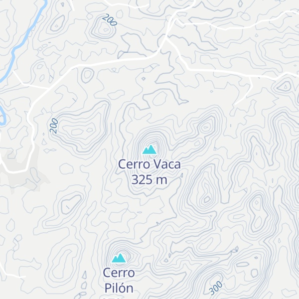 Map of Cerro Vaca