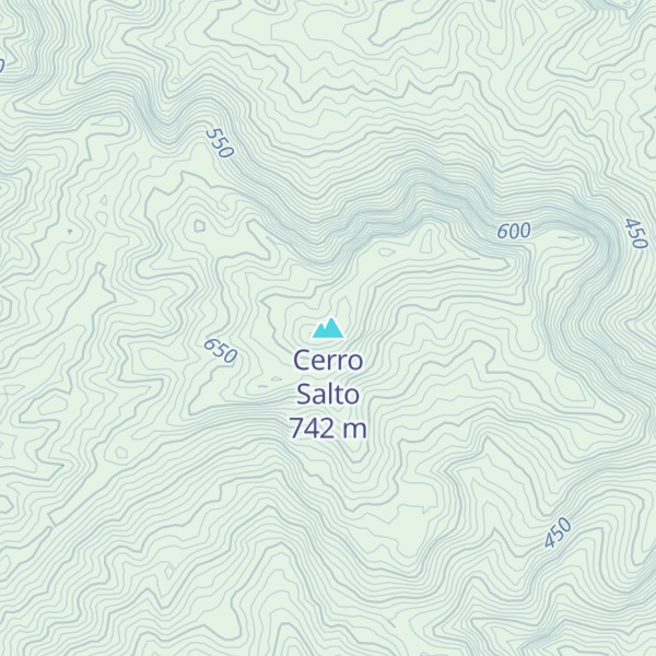 Map of Cerro Salto