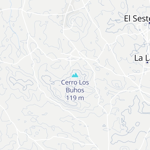 Map of Cerro Los Buhos