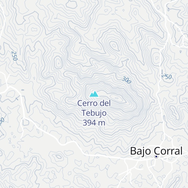 Map of Cerro del Tebujo