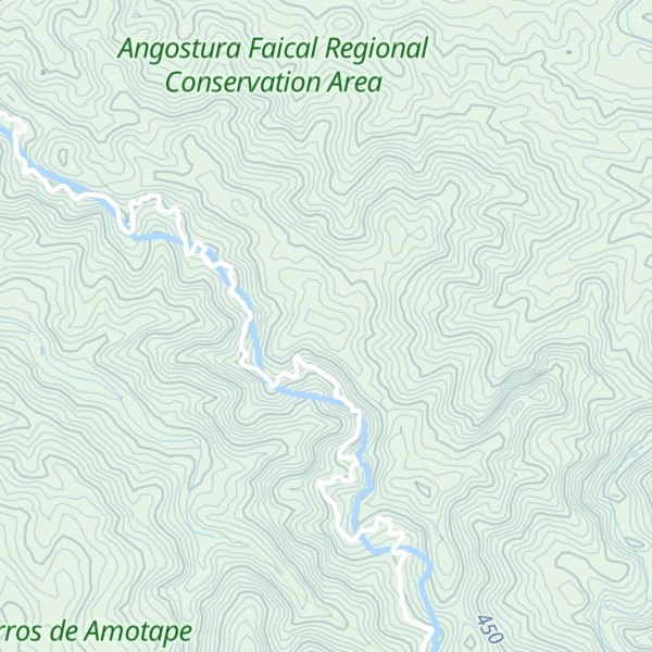 Map of Cerro Bombas