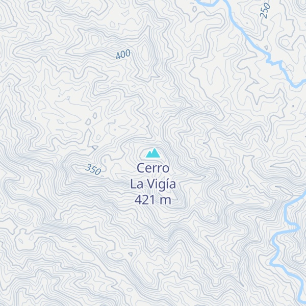 Map of Cerro La Vigía