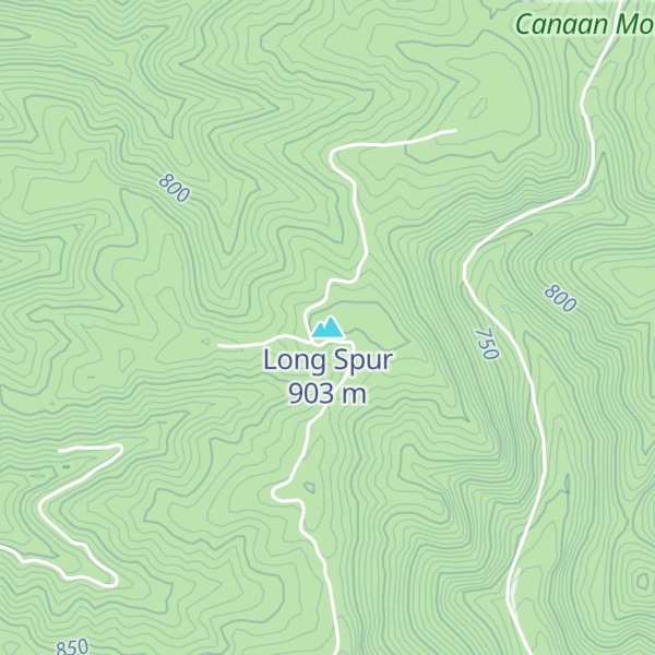 Map of Long Spur