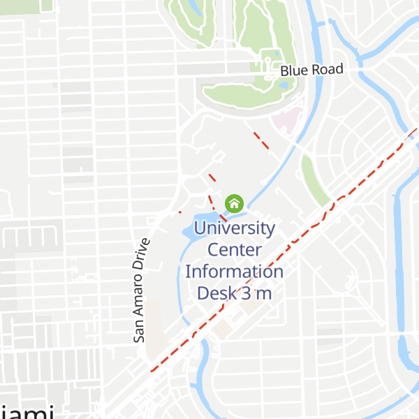 Map of Student Center Complex Information Desk