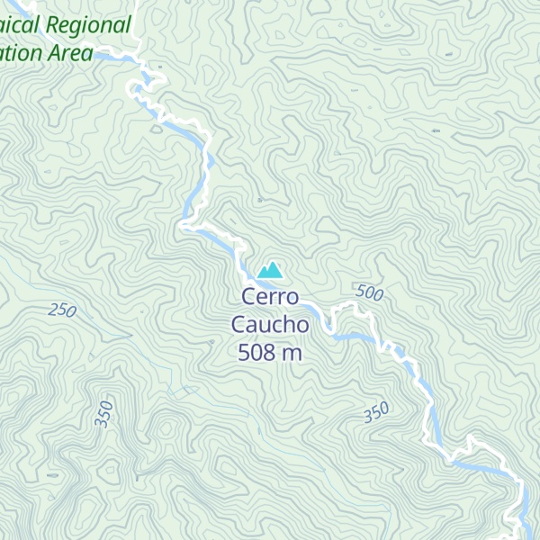 Map of Cerro Caucho