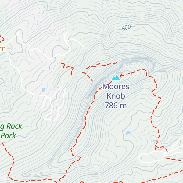 Map of Moores Wall