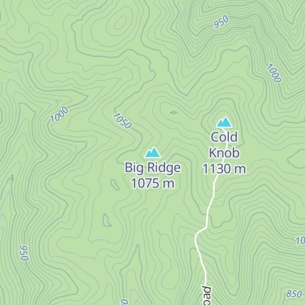 Map of Big Ridge