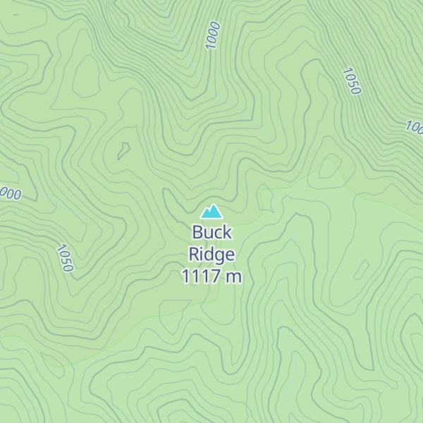 Map of Buck Ridge