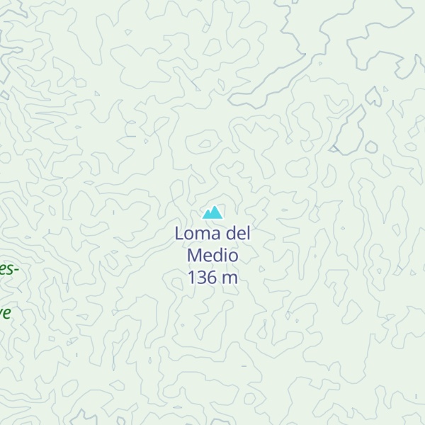Map of Loma del Medio