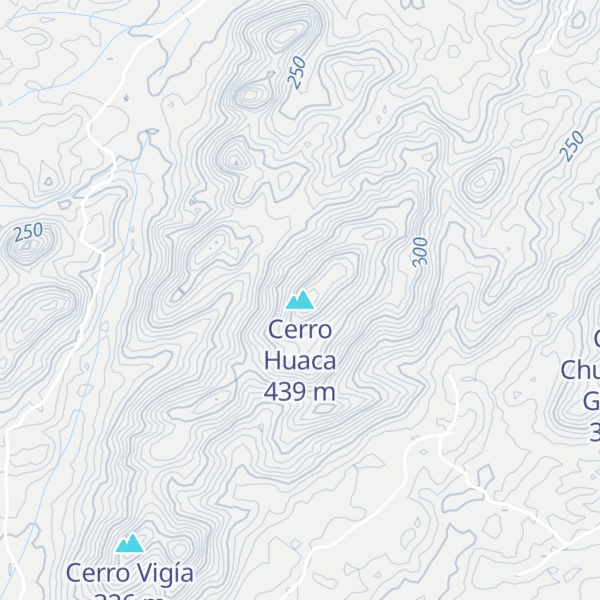 Map of Cerro Huaca