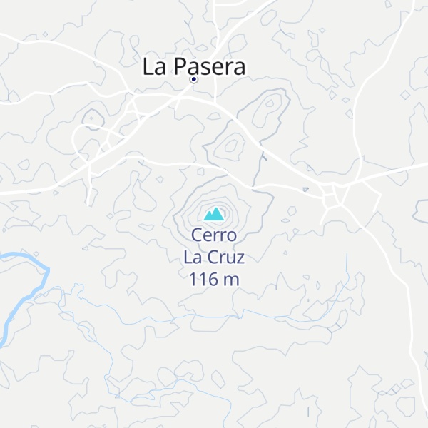 Map of Cerro La Cruz