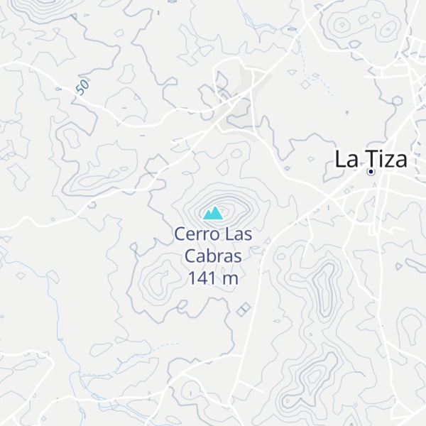 Map of Cerro Las Cabras