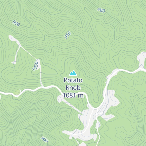 Map of Potato Knob
