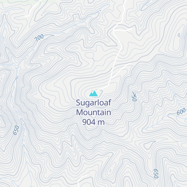 Map of Sugarloaf Mountain