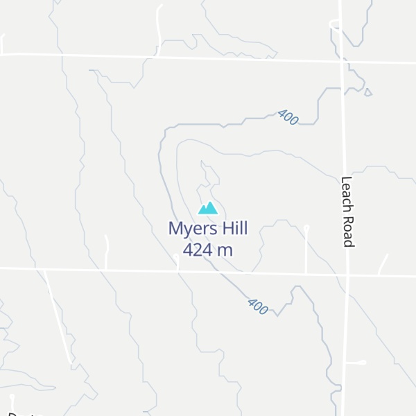 Map of Myers Hill