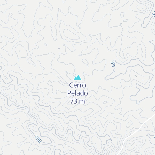 Map of Cerro Pelado
