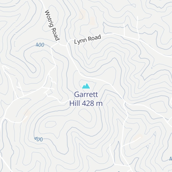 Map of Garrett Hill