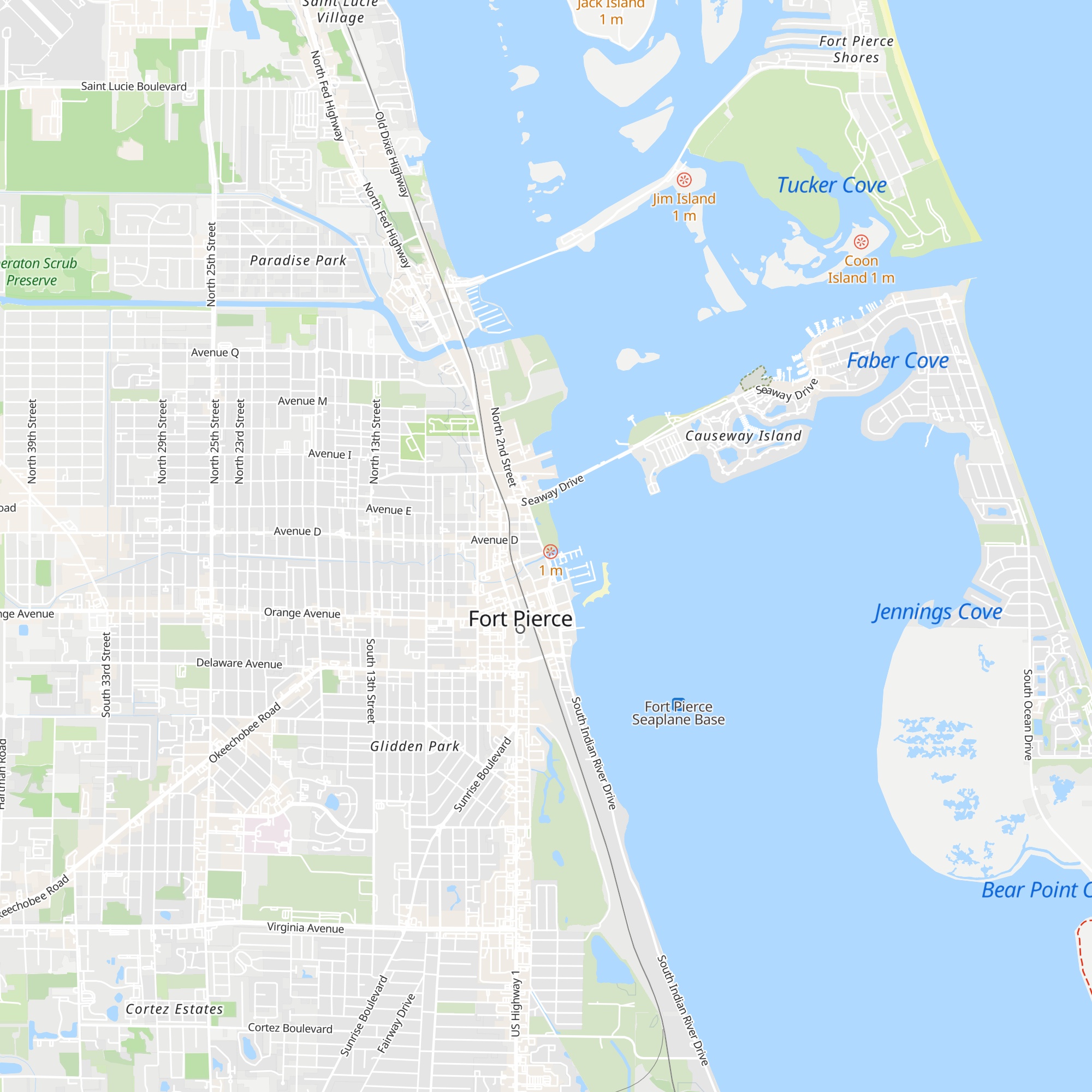 Seven Gables House map