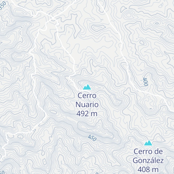 Map of Cerro Nuario